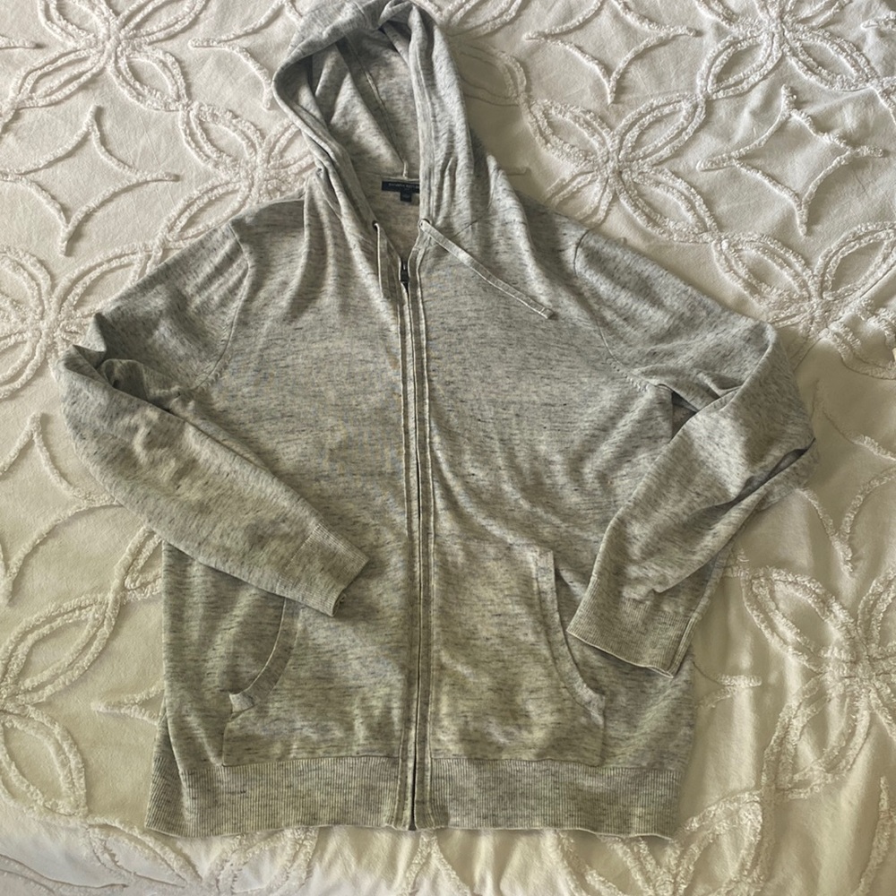 Banana Republic Grey Zip up hoodie - Picture 1 of 3